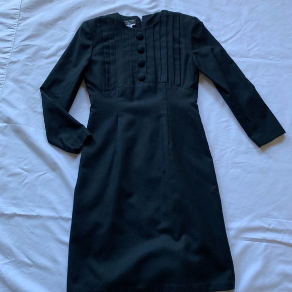 Vintage Cynthia Howie Vintage Black Dress‎ - Picture 6 of 16